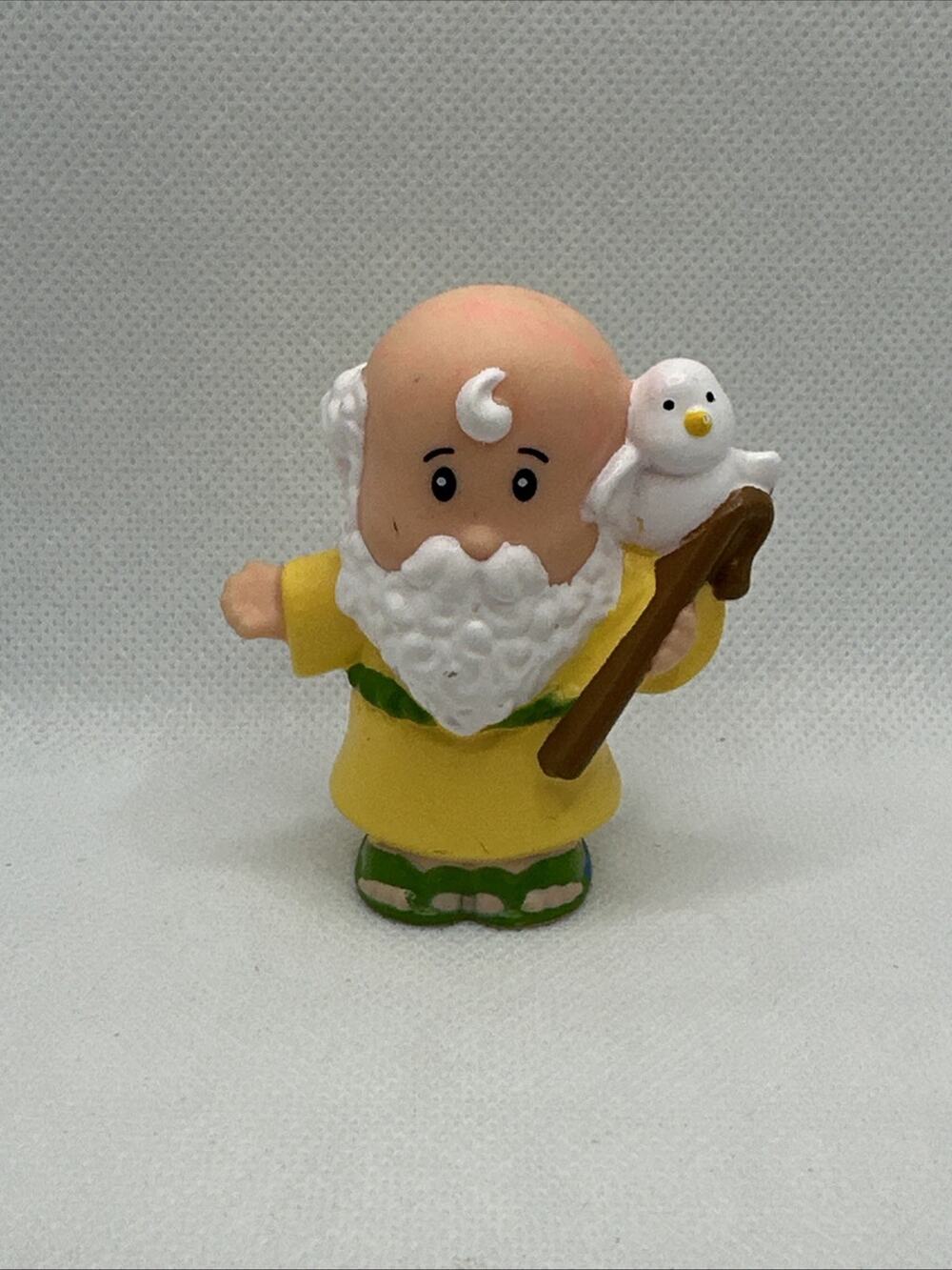 Fisher Price Little People Figure Biblical Religious Moses God Bird Staff